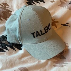 Blue Adjustable Hat w/ Text